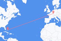 出发地 巴哈马北伊柳塞拉目的地 德国萨尔布吕肯的航班