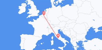 Flights from Belgium to Italy