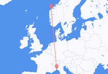 Flyreiser fra Genova, Italia til Ålesund, Norge