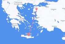 出发地 土耳其出发地 埃德雷米特目的地 希腊伊拉克利翁的航班
