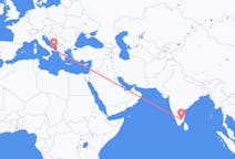 Flights from Tiruchirappalli, India to Brindisi, Italy