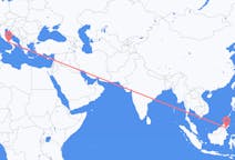 Flyg från Tawau, Malaysia till Neapel, Italien