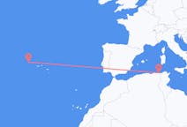 Flyreiser fra Annaba, Algerie til Flores, Portugal