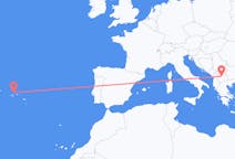 Flights from Skopje, Republic of North Macedonia to Graciosa, Portugal