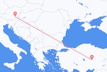Vluchten van Kayseri naar Graz