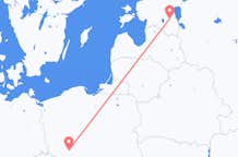 Flyg från Tartu, Estland till Wroclaw, Polen