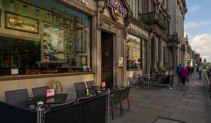 Hard Rock Cafe Edinburgh med fast menu til frokost eller middag