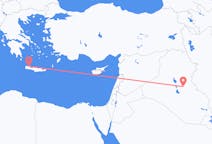 Flyreiser fra Baghdad, til Khania