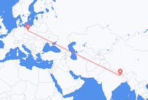 Flights from Rajbiraj, Nepal to Poznań, Poland