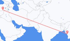 Fly fra Ann, Burma til Mardin