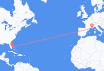 Flyrejser fra West Palm Beach, USA til Toulon, Frankrig