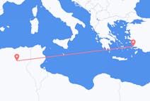 出发地 阿尔及利亚出发地 比斯克拉目的地 土耳其哈利卡那索斯的航班