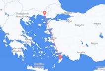Loty z miasta Aleksandropolis do miasta Rhodes