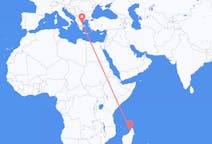 Flyrejser fra Nosy Be, Madagaskar til Volos, Grækenland