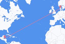 Flights from Coxen Hole, Honduras to Karup, Denmark