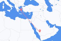Flights from Bisha, Saudi Arabia to Naxos, Greece