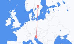 Flights from Pula, Croatia to Örebro, Sweden