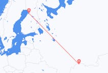 เที่ยวบิน จาก โวรัล, คาซัคสถาน ไปยัง โอวลุ, ฟินแลนด์