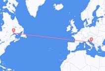 Flights from Sept-Îles, Canada to Split, Croatia