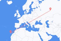 Flights from Perm, Russia to Tenerife, Spain