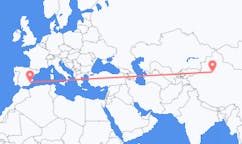 Flights from Korla, China to Murcia, Spain