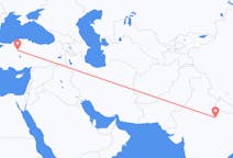 Flyreiser fra Kanpur, til Ankara