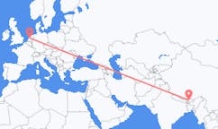 Flyg från Paro (distriktshuvudort) till Amsterdam