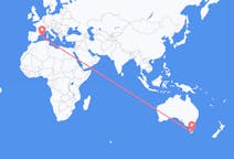 Flyg från Hobart till Mahon