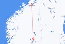 Flights from from Oslo to Trondheim