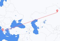 出发地 哈萨克斯坦出发地 努尔-苏丹目的地 希腊普雷韋扎的航班