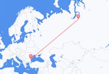 Flights from Novy Urengoy, Russia to Varna, Bulgaria
