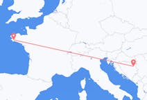 Flights from Tuzla, Bosnia & Herzegovina to Quimper, France