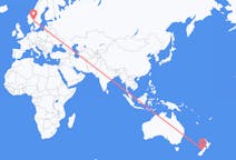 Flyrejser fra Hokitika, New Zealand til Oslo, Norge