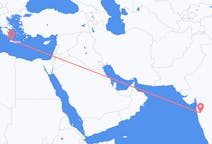 Flyreiser fra Pune, India til Khania, Hellas