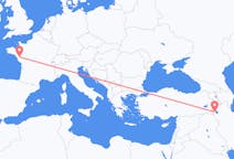 Flyg från Urmia, Iran till Nantes, Frankrike