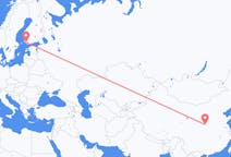 Flyrejser fra Xi'an til Turku