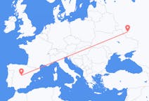 Flights from Madrid, Spain to Kursk, Russia