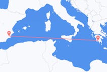 出发地 希腊卡拉马塔目的地 西班牙穆尔西亚的航班