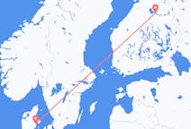 Fly fra Kajaani til Aarhus