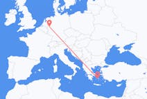 Flights from Parikia in Greece to Düsseldorf in Germany