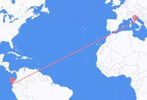Flyrejser fra Manta, Ecuador til Rom, Italien