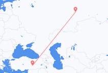 Loty z miasta Yekaterinburg do miasta Malatya