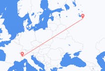 Flights from Yaroslavl, Russia to Turin, Italy