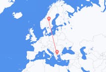 Flights from Sveg, Sweden to Thessaloniki, Greece