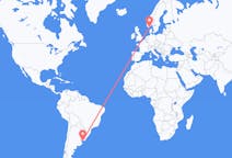 Flyg från Maldonado, Uruguay till Kristiansand, Norge