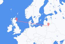 Flights from Aberdeen to Vilnius