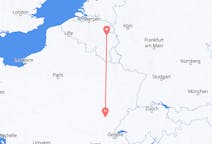 Flyrejser fra Dole, Frankrig til Liege, Belgien