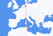 Flyreiser fra Djerba, Tunisia til Paderborn, Tyskland