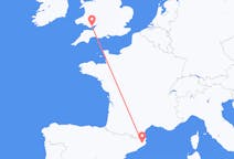 Flyrejser fra Cardiff til Girona