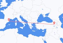 Flights from Ağrı, Turkey to Girona, Spain